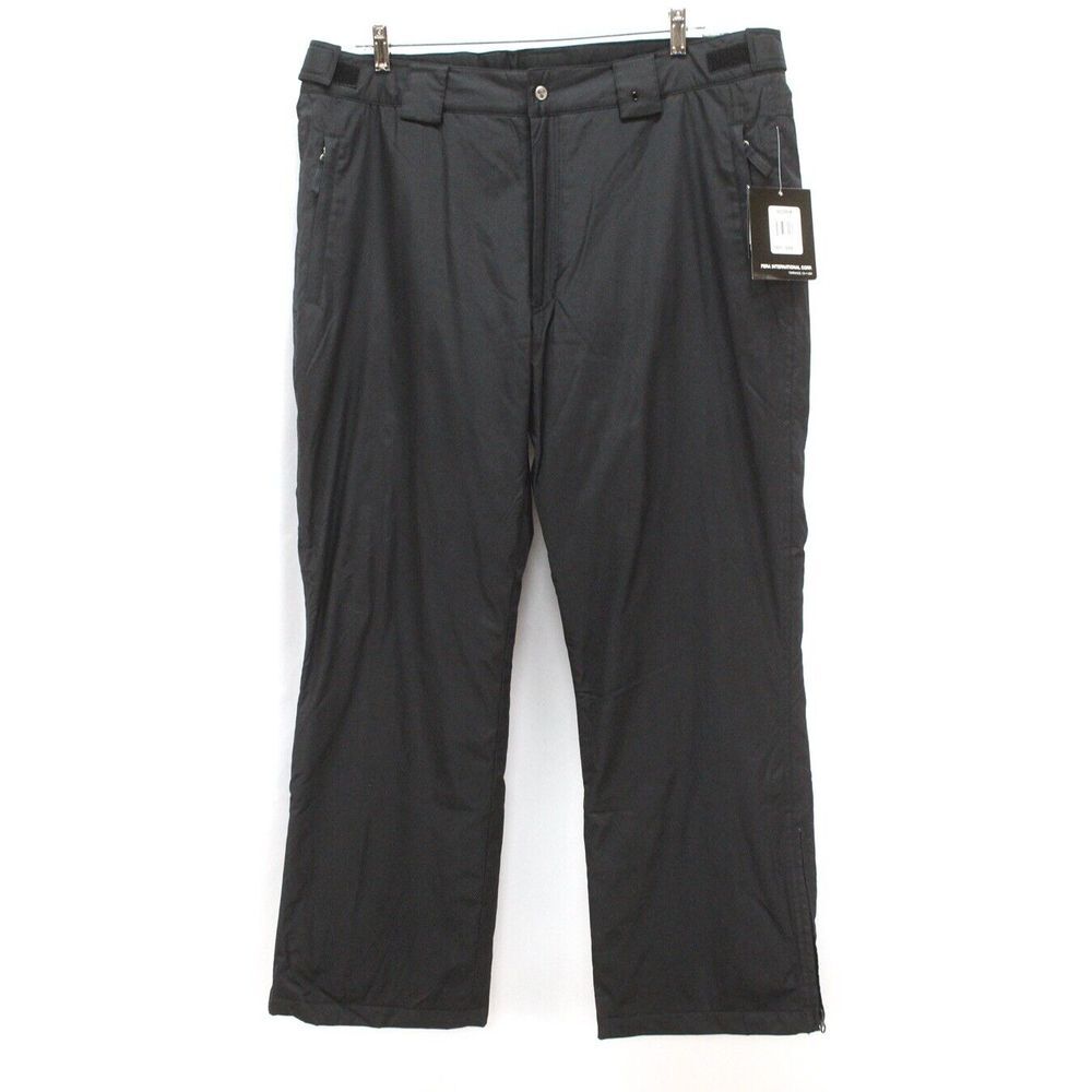 NEW mens black FERA SKI basic insulated pants snow snowboard 44 R x‎ 32